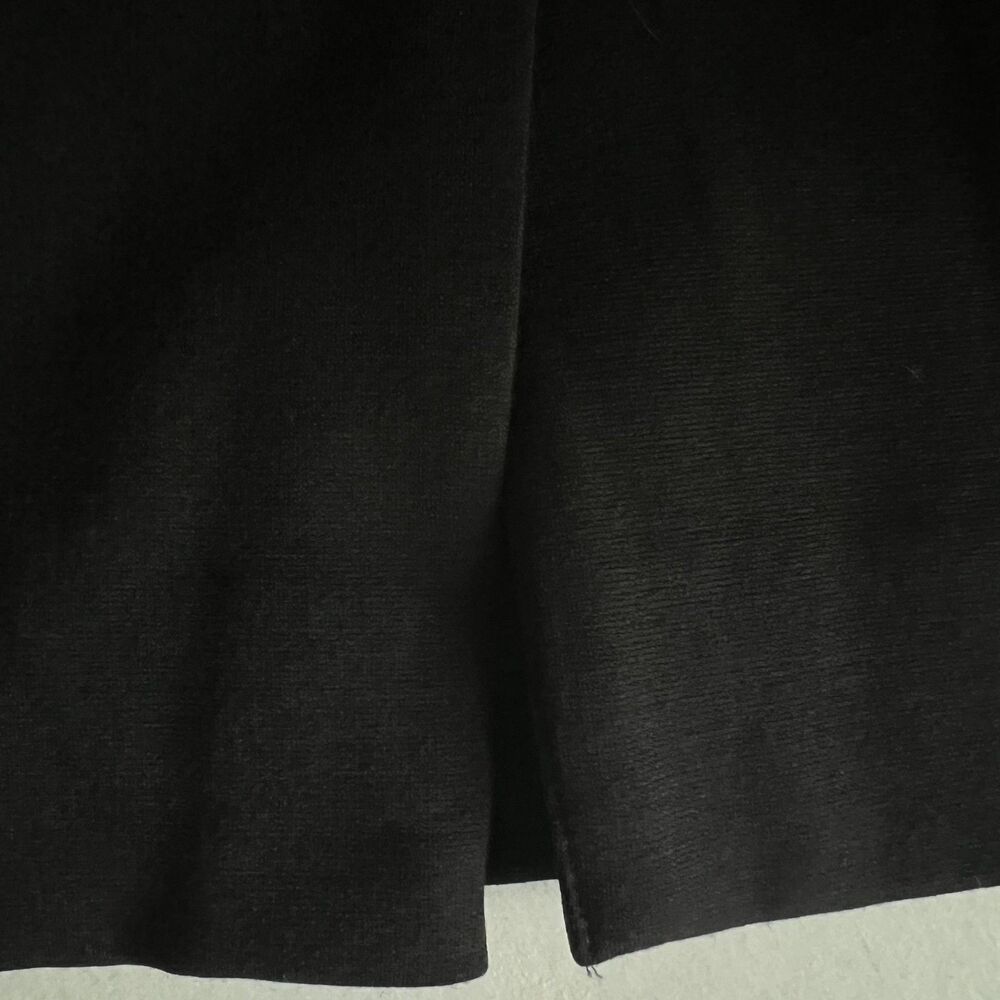 Eileen Fisher Dress M Black Stretch Ponte Minimalist Sleeveless NWT - Picture 6 of 12